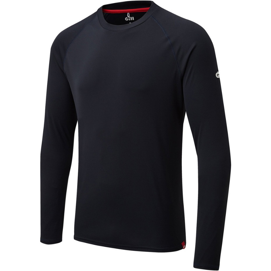 2026 Gill Männer UV Tec Langarm-T-Shirt UV011 - Black